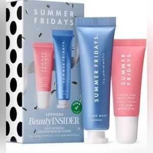 Summer Fridays Self-Care Celebration birthday gift (lip balm/ jet lag mask)